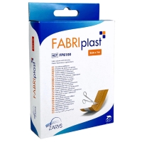 Plaster tkaninowy 8cm x 1m z wkładem chłonnym | FABRIplast