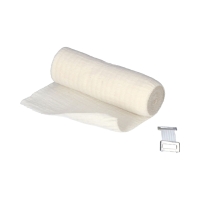Opaska dziana podtrzymująca z zapinką, niesterylna, 10cm x 4m | elastoBAND FLEX