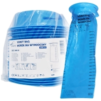Worek na wymiociny | 2L niebieski | niesterylny | a'20
