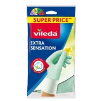 VILEDA EXTRA SENSATION | Rękawice do prac domowych gospodarcze rękawiczki 