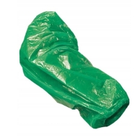 Zarękawek jednorazowy foliowy | zielony |100 sztuk 