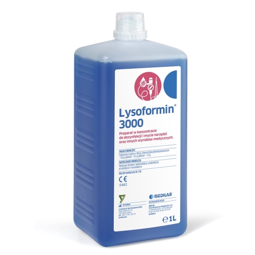 Lysoformin 3000 |  Manualna dezynfekcja i mycie narzędzi medycznych i endoskopów | 1L