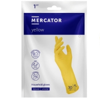 MERACTOR yellow | ochronne i gospodarcze rękawice lateksowe 