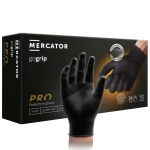 rękawice nitrylowe czarne Mercator GoGrip Black 50 szt. Mercator