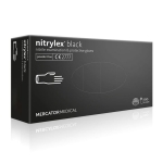 rękawice nitrylowe czarne Nitrylex Black 100 szt. Mercator
