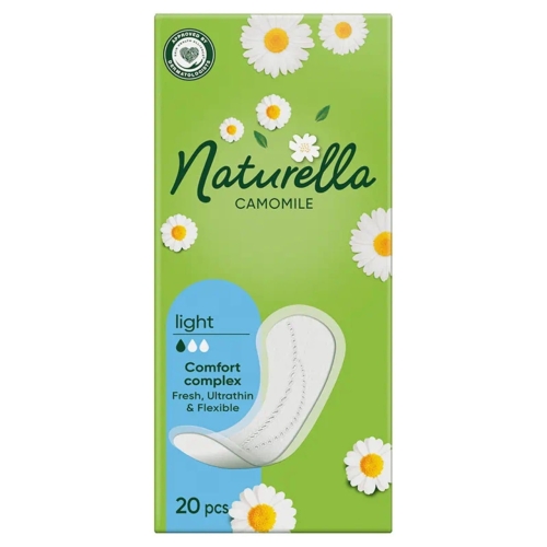 Naturella Light Camomile | Wkładki higieniczne | 20 sztuk