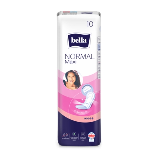 Bella NORMAL Maxi | podpaski higieniczne bez skrzydełek | 10 sztuk