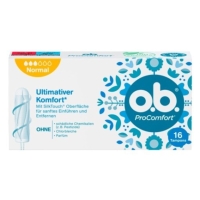 o.b. ProComfort | Tampony z otoczką SilkTouch | 16 sztuk