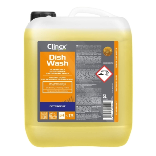 Clinex Dish Wash 5L | Płyn do mycia naczyń w zmywarkach gastronomicznych | 77-062
