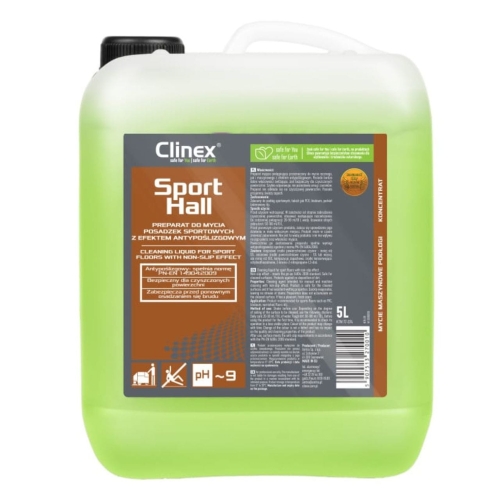 Clinex Sport Hall | Środek do mycia posadzek sportowych | 5L | 77-074