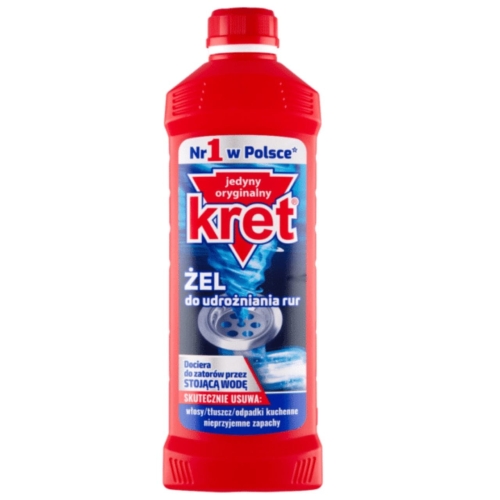 Kret żel do udrożniania rur 500 ml
