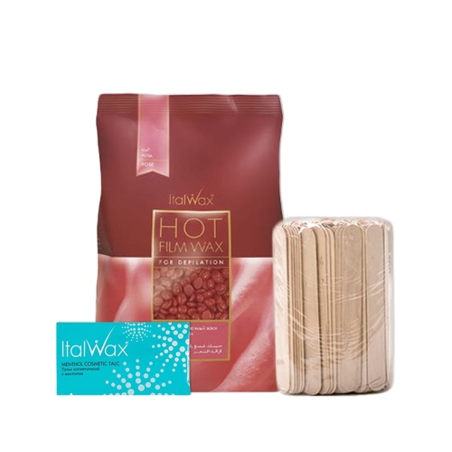 Zestaw ItalWax Basic | Rose 1kg