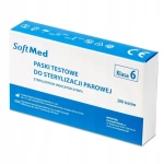 Testy chemiczne do kontroli sterylizacji parą | SoftMed klasa 6 | 200 testów