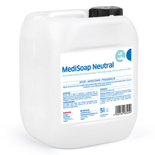 MediSoap Neutral | Higieniczne i chirurgiczne mycie rąk | 5L