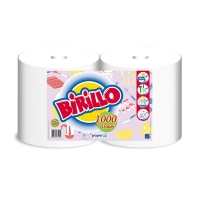 Ręcznik papierowy celuloza | Birillo | Biały | 2x 125m