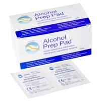 Gaziki do dezynfekcji nasączone alkoholem | Prep Pad | 100 sztuk | 65 x 30 mm