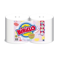 Ręcznik papierowy celuloza | Birillo | Biały | 2x 125m