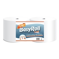 Ręcznik papierowy celuloza | BasyRoll | Biały | 2x 176m