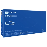 rękawice nitrylowe niebieskie Nitrylex Basic 100 szt. Mercator