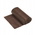 Worki na śmieci LDPE | 60L | Brązowe | 50 szt.:rol..webp