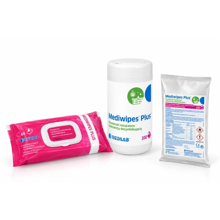 MediWipes PLUS Medilab | Chusteczki do dezynfekcji powierzchni