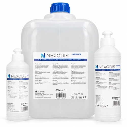 Żel do USG NEXODIS 250 ml, 500 ml, 5 l