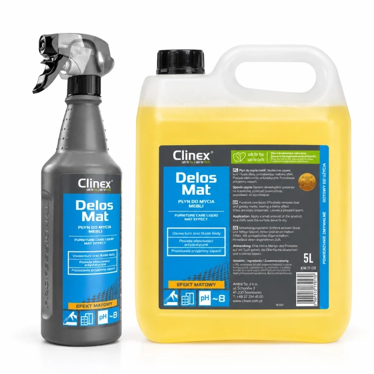 Płyn do mycia mebli Clinex Delos Mat
