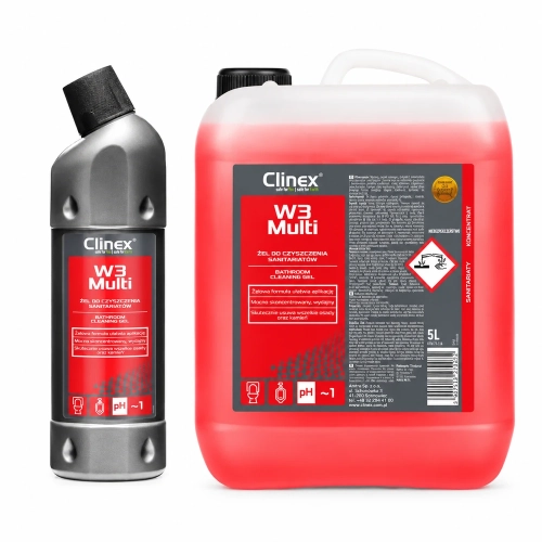 Żel do czyszczenia sanitariatów Clinex W3 Multi