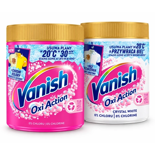 Vanish Oxi Action | Odplamiacz w proszku | 470 g
