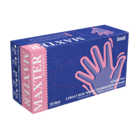 MAXTER Cobalt Blue | Niebieskie rękawice Nitrylowe | 100 szt.