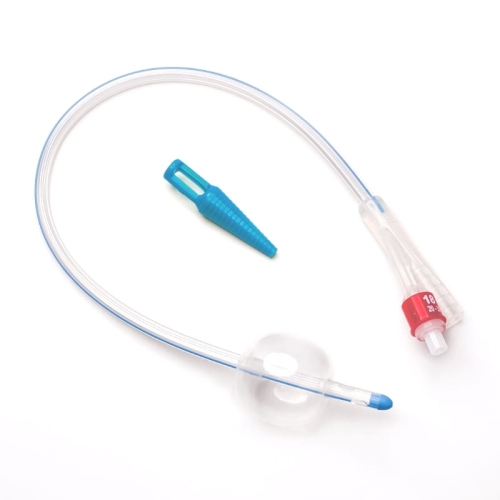 Cewnik urologiczny Foley dwudrożny | sterylny, 100% silikon, kontrast RTG | CH 16 balon 5 - 10 ml | 1 sztuka
