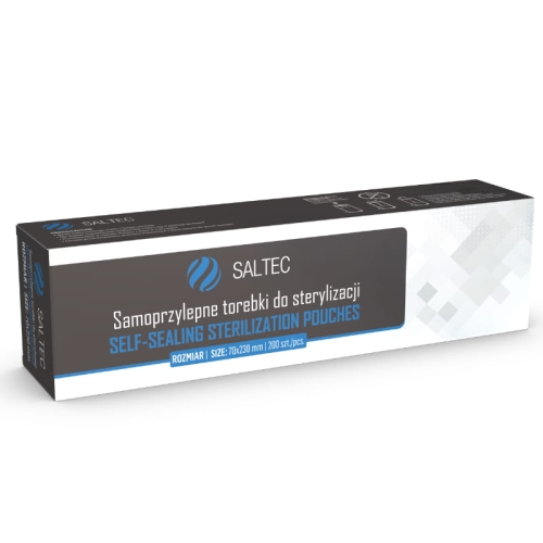Torebka foliowo-papierowa do sterylizacji | Saltec | 70mm x 230mm