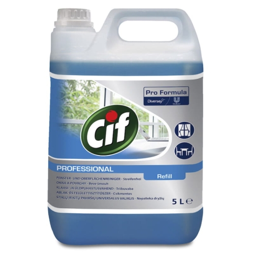 płyn do mycia szyb i powierzchni Cif Glass & Multisurface 5L Diversey